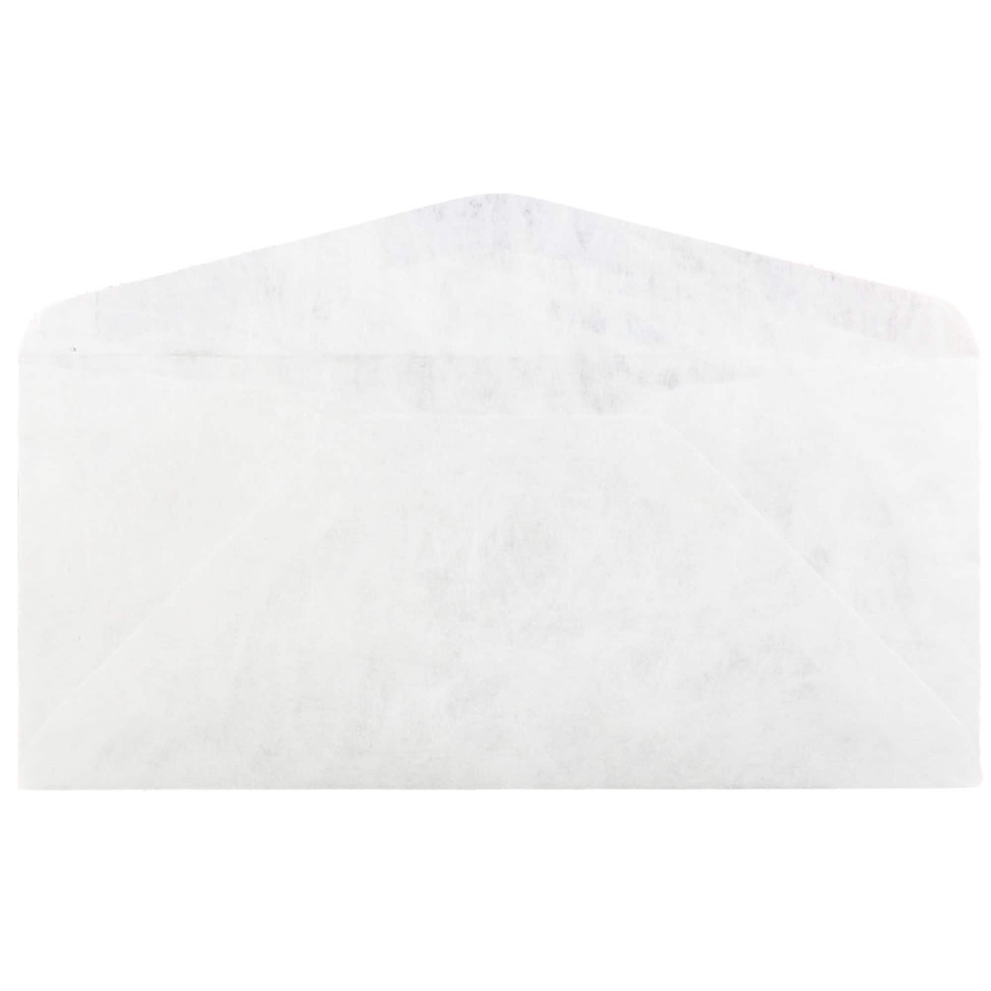 JAM Paper 3.875" x 8.875" White Tyvek Envelopes, 25ct.